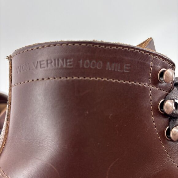 Wolverine 1000 Mile Axel Boots  Mens 8D W990103 Made In USA main image 6